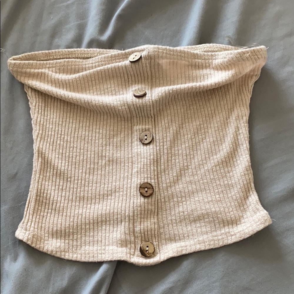 Button up crop top